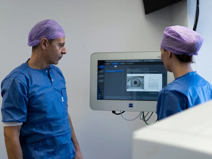 Ögonspecialister på Optalmica ögonklinik