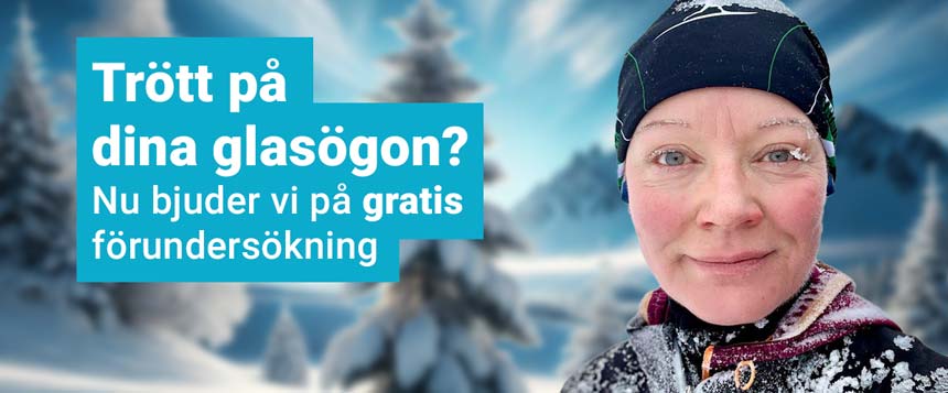 Slippa glas&ouml;gon g&ouml;r ett linsbyte