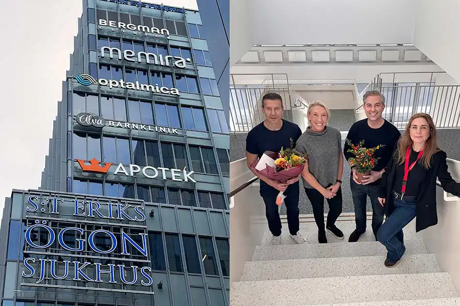 Optalmica nya klinik i Hagastaden